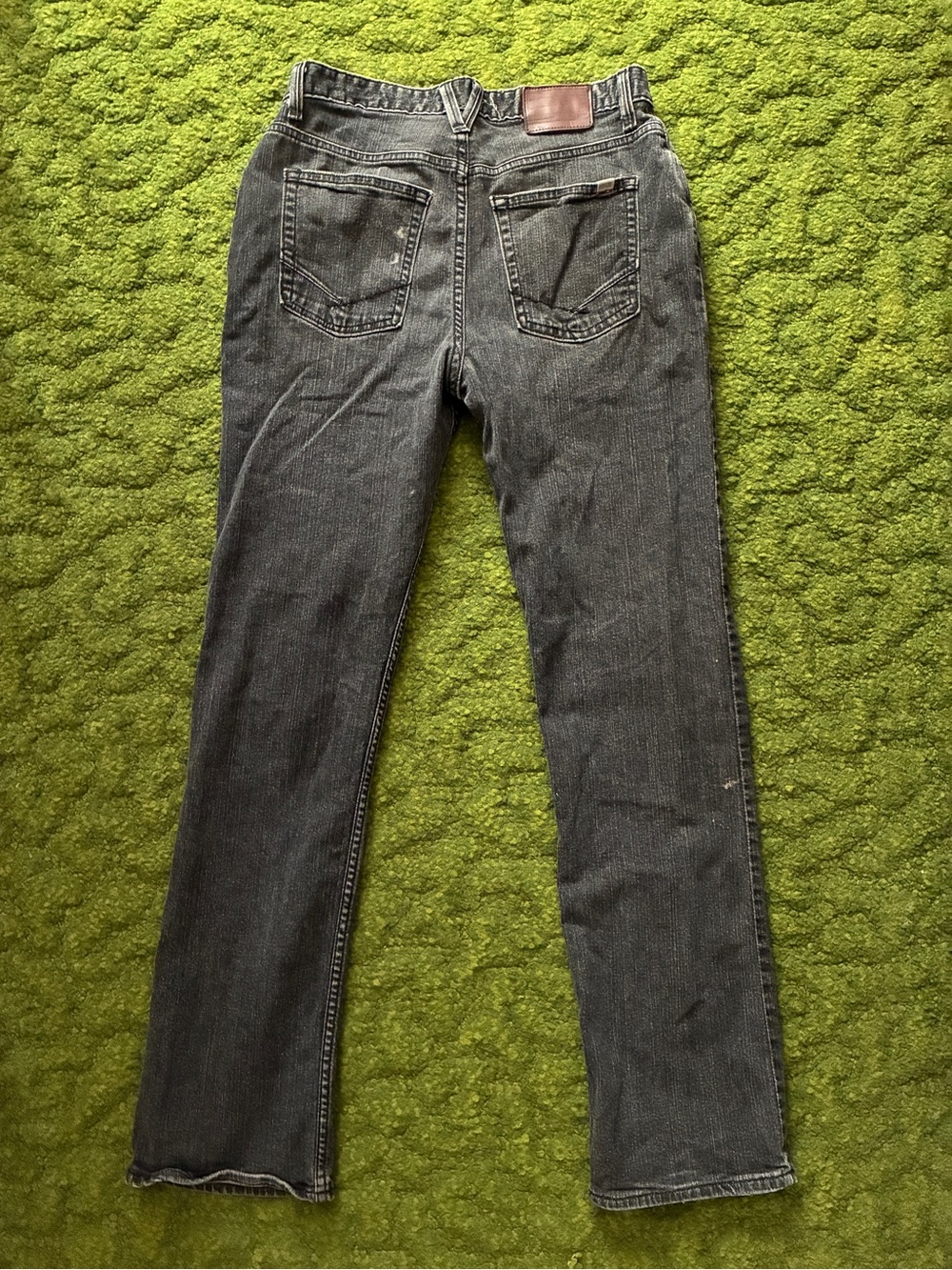 Thrashed Vans Black Slim Straight Jeans - Picture 2 of 9